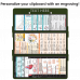 WhiteCoat Clipboard® Trifold - Army Green Cardiology Edition